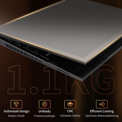 LONGEVINCE Mini Laptop, 10,95 Zoll Ultrabook Laptop, 2000 * 1200 Touch Display, Celeron N95 (bis zu 3,4 GHz),16 GB DDR5 RAM,Convertible,QWERTZ Tastatur,Windows 11,2X Type-C,BT 5.0 (Grau, 16G+960G)