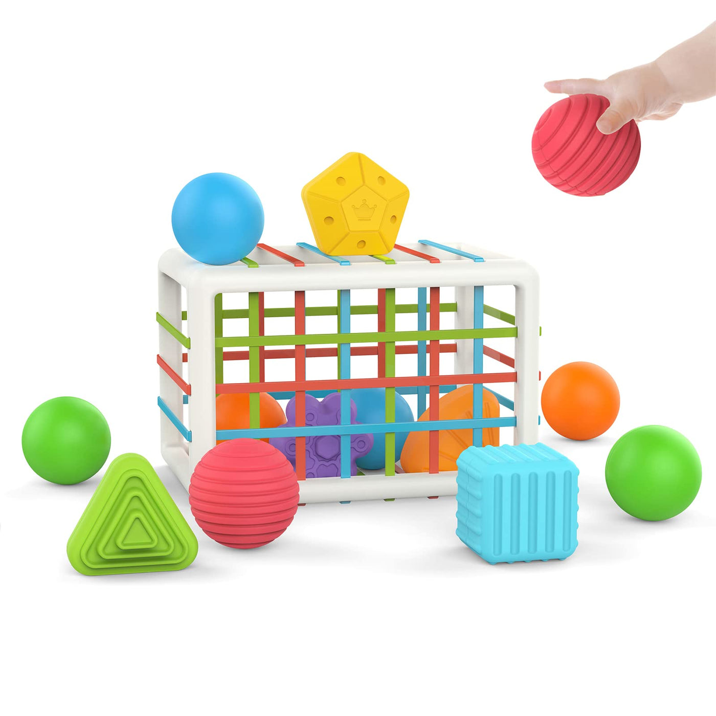 Montessori Spielzeug ab 1-3 Jahre, Spielzeug ab 1 Jahr Baby Spielzeug Motorikspielzeug ab 1-3 Jahre Kinder Spielzeug Jungen Mädchen Lernspiele ab 1 2 3Jahre Formensortierspiel Geschenke Mädchen Junge