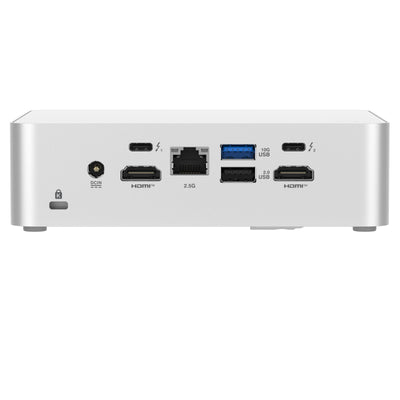 ASUS NUC 15 Pro Plus Kit RNUC15CRSU500002 (Intel Core Ultra 5 225H Prozessor, Intel Arc Grafik, WiFi 7, Bluetooth 5.4, ohne Betriebssystem, mit EU-Netzteil, weiß)