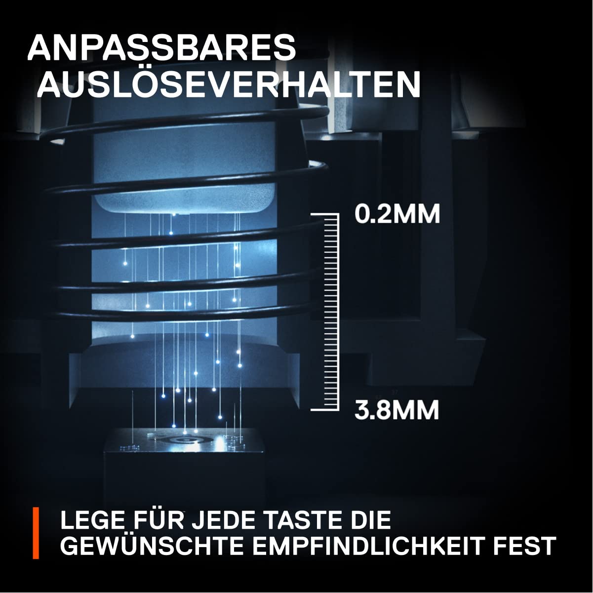 SteelSeries Apex Pro TKL HyperMagnetic Gaming-Tastatur – Die schnellste Tastatur – Anpassbares Ansprechverhalten – OLED-Bildschirm – PBT-Keycaps – USB-C – 2023 Edition – Deutsches Tastatur QWERTZ