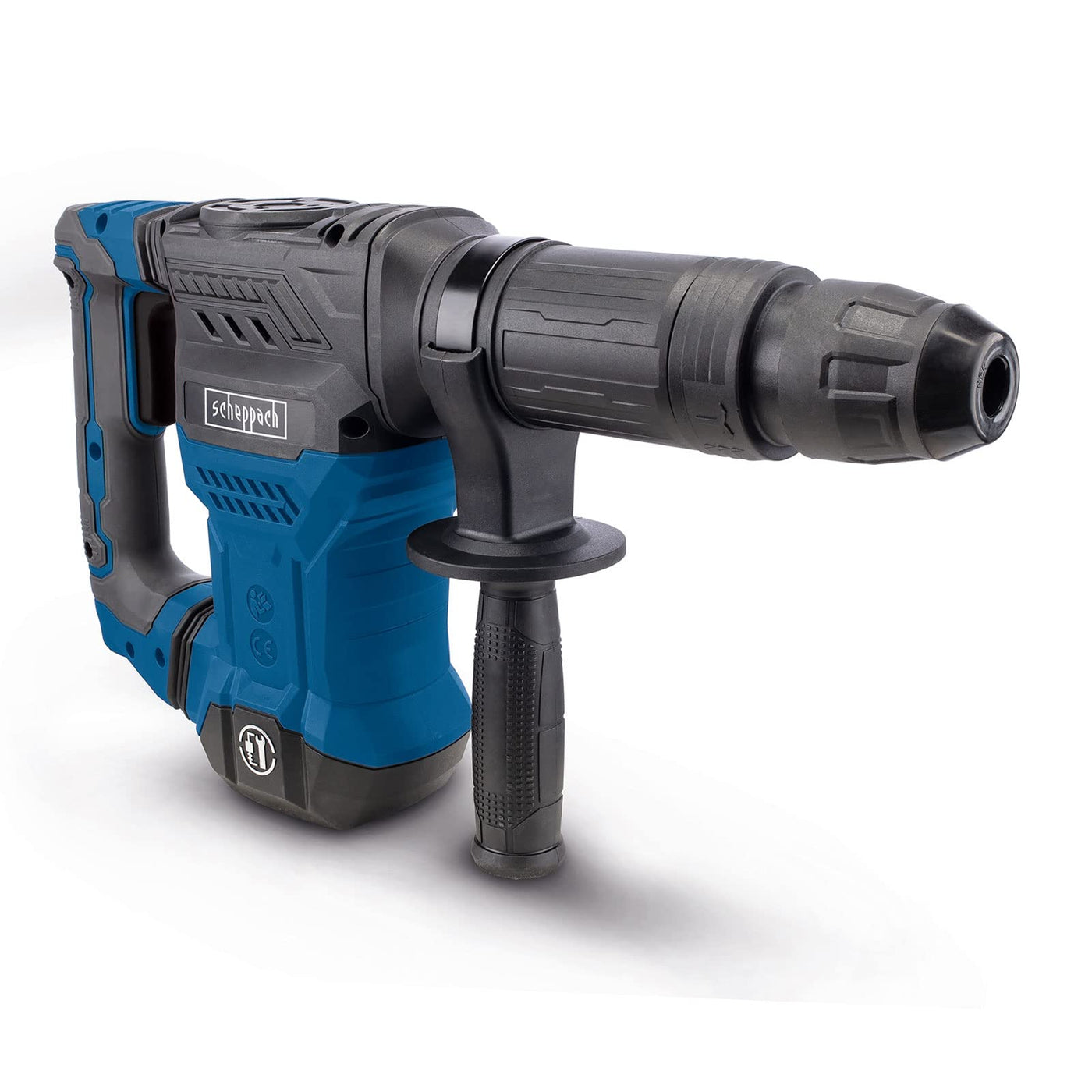 Scheppach Abbruchhammer AB1500x Betonhammer | 20J Schlagkraft | 1300W Leistung | SDS-Max | 4100 BPM | 6kg leicht | inkl. Spitz- und Flachmeißel und Koffer