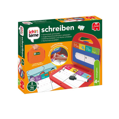Jumbo 19890 ich lerne schreiben Lernspiel, für Kinder, ab 4 Jahren, Mehrfarbig