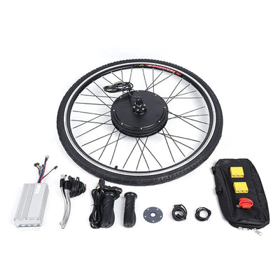 YISSALE E-Bike Vorderrad Conversion Kit Elektrofahrrad Umbausatz 28 Zoll 36V 500W für Vorderrad