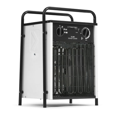 TROTEC Elektro Heizlüfter TDS 50 – Heizleistung 4,5 kW / 9 kW – Bauheizer Luftmenge 708 m³/h – Heizgebläse