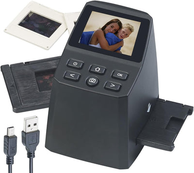 Somikon Dia und Negativscanner: Stand-Alone-Dia- & Negativ-Scanner mit 2,4" / 6,1 cm Display, 14,6 MP (Dia Betrachter, Dia Digitalisierer, Digitalisierung)
