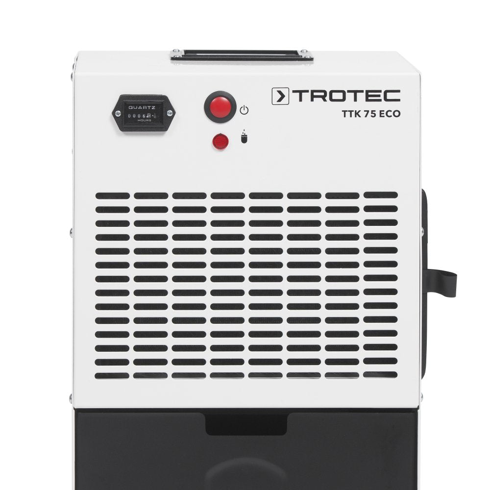 TROTEC Luftentfeuchter TTK 75 ECO Entfeuchter Entfeuchtung Raumentfeuchter 21 l/24h geeignet für Räume bis 45 m² / 110 m³
