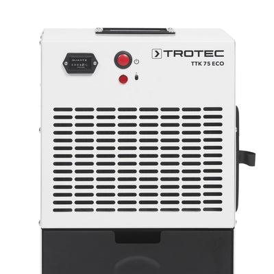 TROTEC Luftentfeuchter TTK 75 ECO Entfeuchter Entfeuchtung Raumentfeuchter 21 l/24h geeignet für Räume bis 45 m² / 110 m³