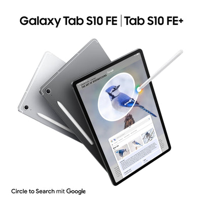 Samsung Galaxy S10 FE+ AI-Tablet, Android Tablet, 256 GB Speicher, 12 GB RAM, 33,28 cm/13,1" Display, Inkl. S Pen, Wi-Fi, Lange Akkulaufzeit, Gray, 36 Monate Herstellergarantie [Exklusiv auf Amazon]