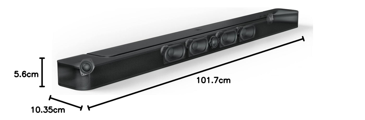 JBL Bar 500 – Kompakte 5.1-Kanal-Soundbar für Heimkino Sound-System – Kabelloser Bluetooth-Lautsprecher mit Subwoofer und Dolby Atmos Surround Sound – Schwarz