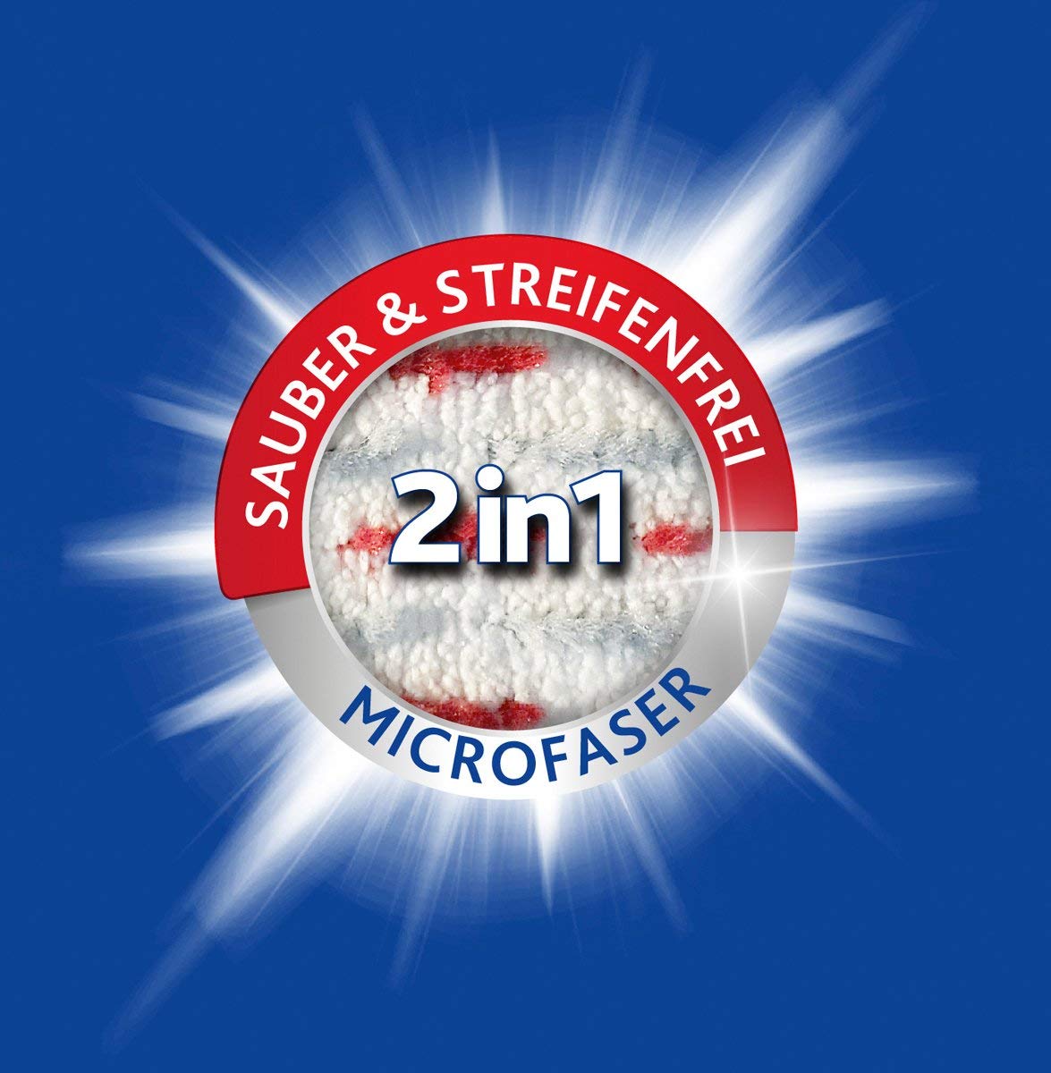 Vileda ULTRAMAX 2in1 Komplett-Set, Bodenwischer-Set mit Eimer, Flachwischer und Microfaser- Wischbezug