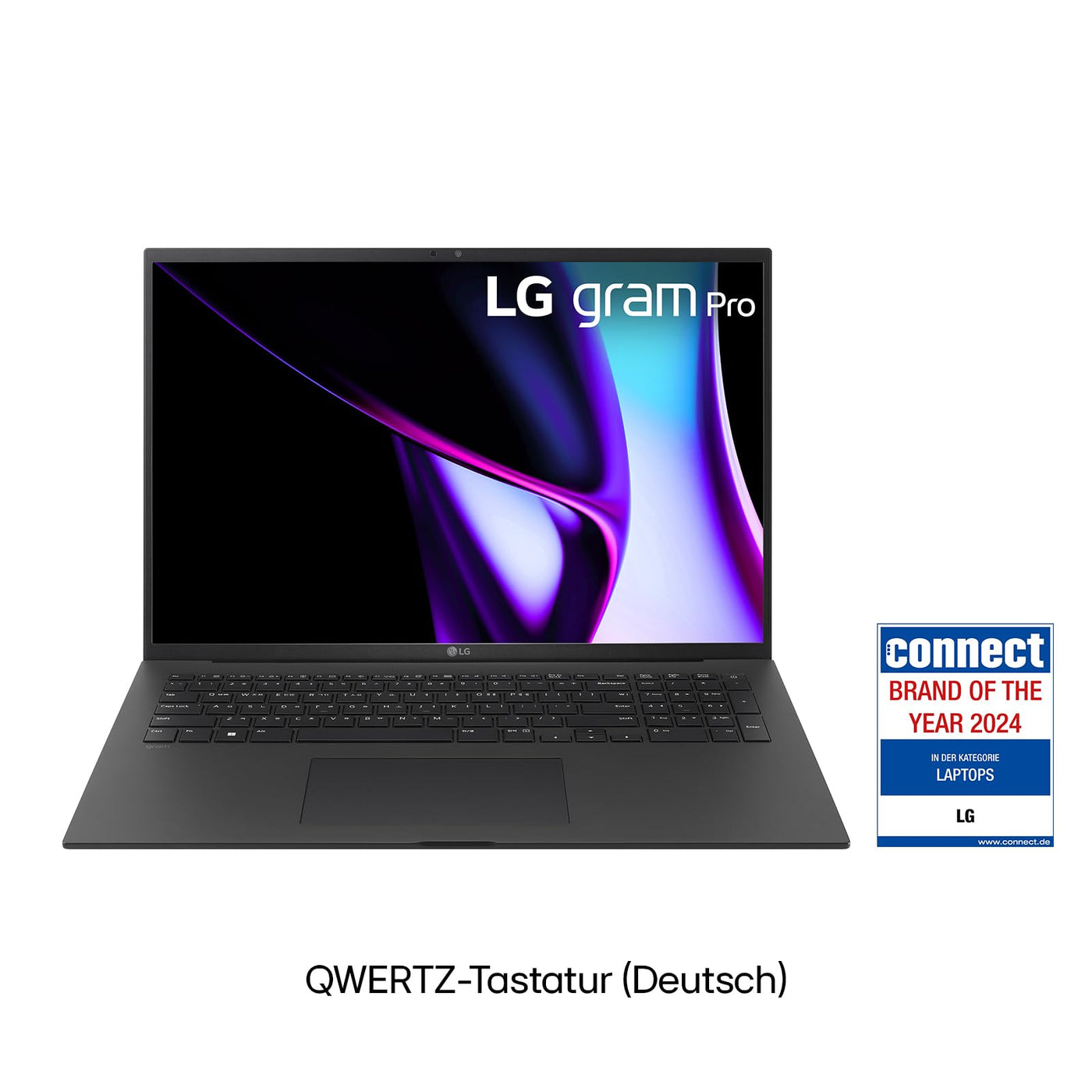 LG gram Pro 17 Zoll Notebook - 1299g Intel Core Ultra7 Laptop (16GB RAM, 1TB Dual SSD, 23,5h Akkulaufzeit, IPS Panel Anti-Glare Display, Win 11 Home, 2024) - Schwarz