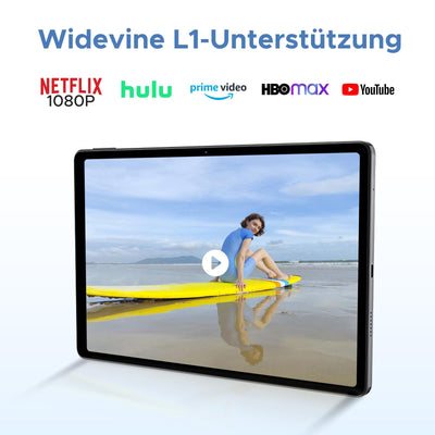 DOOGEE U11 Pro Android 16 Tablet 11 Zoll Gemini AI, 30GB+256GB (2TB TF) Gaming Tablets, 8580mAh, 90Hz Display, WiFi 5, T7200 Octa Core, 13MP+5MP, Tablet mit Tastatur, Stift, Maus, Hülle,Schwarz