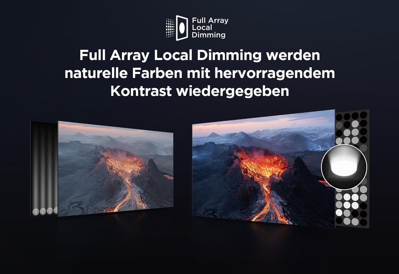 TCL 75T8A 75-Zoll-Fernseher, QLED, HDR 1000 nits, Full Array Local Dimming, IMAX Enhanced, 144Hz VRR, Dolby Vision und Atmos TV, Unterstützt bei Google