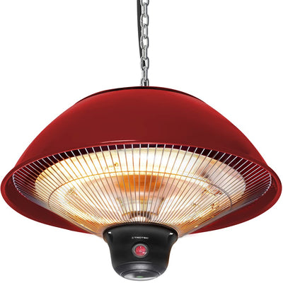 TROTEC Infrarotheizung IR 1510 SC – Heizleistung 500 W / 1000 W / 1500 W – Deckenheizstrahler für Terrase, Balkon oder Außengastronomie, inkl. Fernbedienung