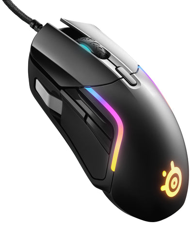 SteelSeries Rival 5 - Gaming-Maus - TrueMove Air Optische Sensor mit 18CPI - 9 programmierbare Tasten - Federleichte 85 Gramm, Schwarz