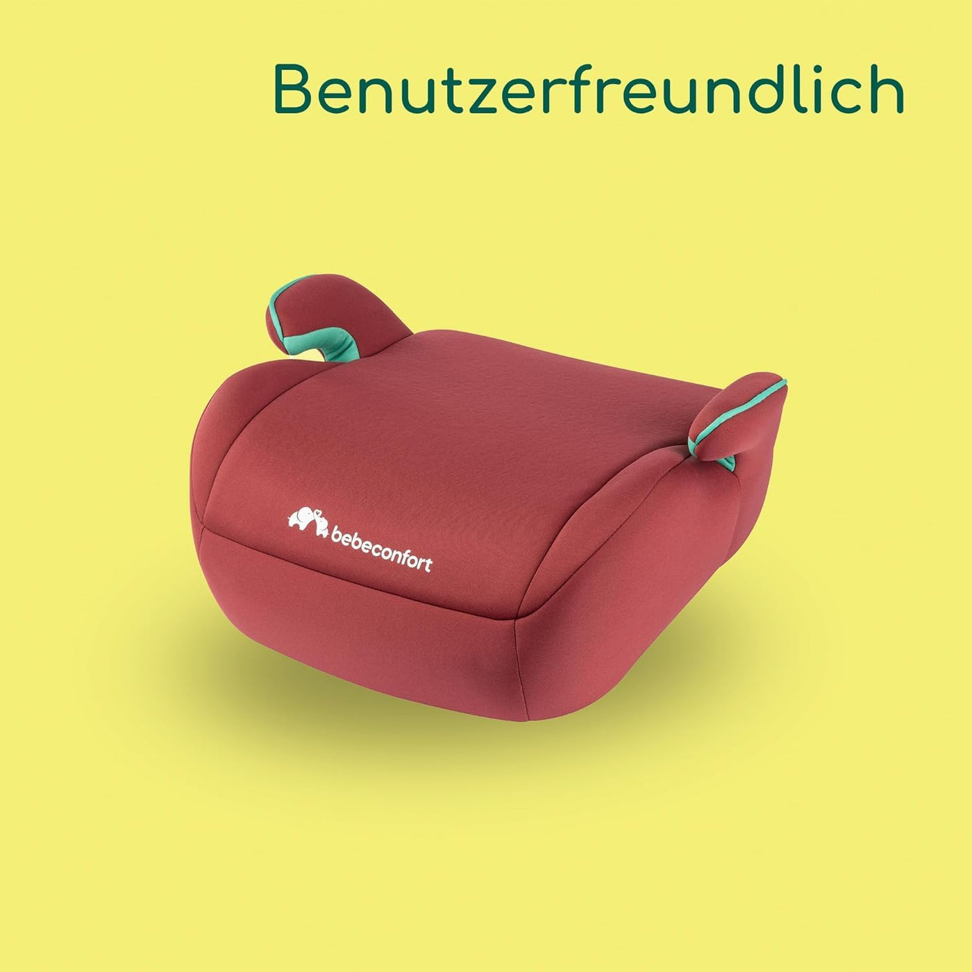 Bebeconfort Manga i-Safe, Reboarder Kindersitz, 6–12 Jahre, 125–150 cm, Folgekindersitz, Kompakt & Leicht (<1 kg), Einfache Gurtmontage, Gepolstert, Soft-Touch-Gewebe, Full Sunset