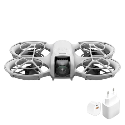 DJI Neo mit Zubehör, Mini Drohne mit Kamera 4K, 135g Selbstfliegende Drohne, Follow me funktion, Handstart, KI-Motivverfolgung, QuickShots (Ladestecker)