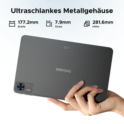 DOOGEE T36 Android 15 Tablet 12 Zoll, 32GB+256 GB/2TB TF, 2,4K 90Hz Display Tablet mit SIM Card Slot, WidevineL1, T620 Octa-Core, 8800mAh Tablets, Dual 4G LTE+5G WiFi, Face ID/BT5.0/OTG