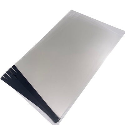 OKLILI 5 x Trägerblätter, kompatibel mit Doxie Go SE DX400 Q Q2 A4 Briefgröße Scanner Scan A3 B4 ungerade Größe, fadenschein, gefaltet, zerrissenes zerbrechliches Papier, Quittung, Zeitungsausschnitt,