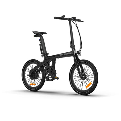ADO E-Bike Air Carbon Elektrofahrrad, 2*Elektrofahrrad,ebike Damen/ebike Herren,Bike,klapprad Riemenantrieb 14,5Kg IPS LCD Display, GPS,ADO APP,250W (Schwarz+Schwarz)