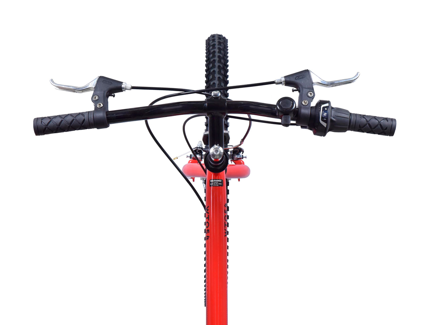 Wildtrak - Stahlfahrrad, Erwachsene, 26 Zoll, 18-Gang - Rot