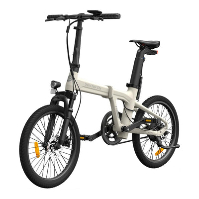 Air 20S ebike ultraleichtes Aluminiumgehäuse, Riemenantrieb, ADO Smart APP,DREI Geschwindigkeitsmodi Machen das Pendeln in der Stadt komfortabler und bequemer(Stoßdämpfende Version)-weiss