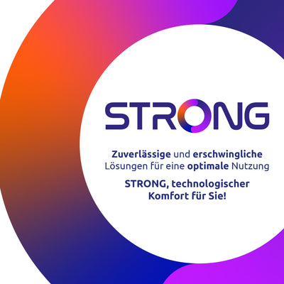 STRONG | Powerline 600 Triple Set Mini | 3 Powerline-Adapter 600 Mbps | Highspeed-Internetzugang | 300 m Reichweite | Für alle Boxen/Router | LAN-Anschluss | Plug & Play-Installation | weiß
