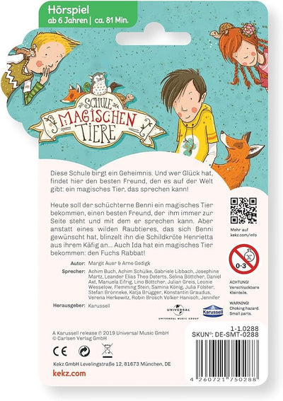 Kekz Starterset: Kekzhörer blau inkl. Cookie Crew Hörspiel & Wunderkekz, Amazon exklusiv mit 2x Audiochip „Die Schule der magischen Tiere“, Kopfhörer für Kinder, Reisekopfhörer für unterwegs & zuhause
