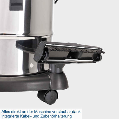 Scheppach Nass- und Trockensauger NTS20 inkl. umfangreichem Zubehörpaket - 1200 W | 20 L Edelstahlbehälter | Ausblasfunktion
