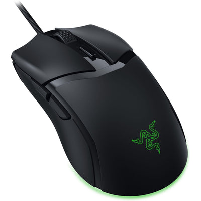 Razer Cobra - Leichte kabelgebundene Gaming-Maus mit Chroma RGB (Federleichte 57 g, Optische Maus-Switches der 3. Gen, Chroma-Beleuchtung mit Unterbodenbeleuchtung, Präzise Sensor-Anpassungen) Schwarz