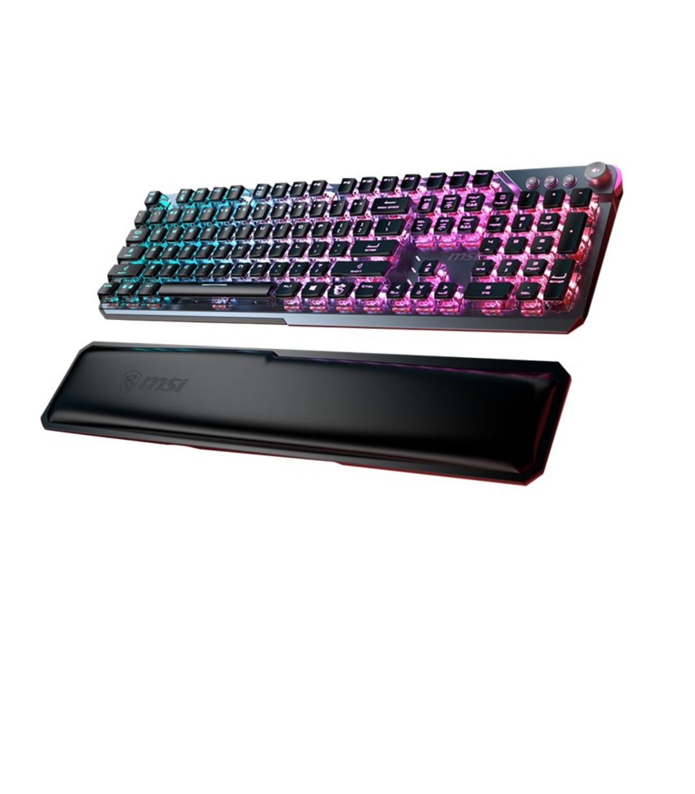 MSI Vigor GK71 Sonic RED DE Gaming Tastatur, QWERTZ, mechanisch, Sonic RED Switches, Mystic Light RGB, kabelgebunden, schwarz