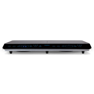 MEDION MD 15324 Doppel-Induktionskochplatte, 3500 Watt, Zwei Kochplatten, 10 Temperaturstufen, LED Display, schwarz