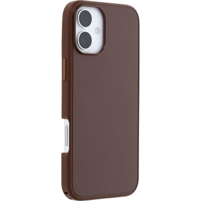 OtterBox Symmetry Series MagSafe Hülle für iPhone 16 Plus, stoßfest, sturzsicher, dünne Schutzhülle, 3X mehr Stürze als nach Militärstandard, Braun