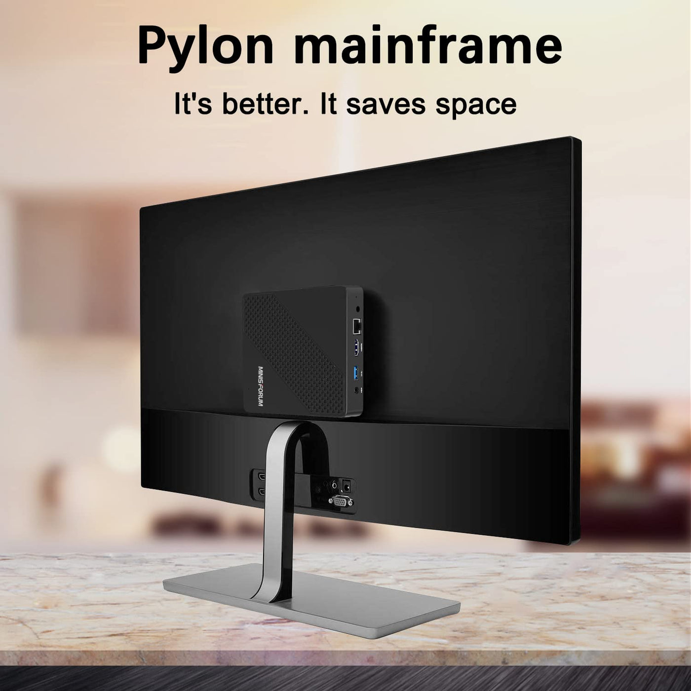 Mini-PC Intel Celeron N4020 (nur 2,8 GHz), DDR4 4 GB/64 GB eMMC, Intel UHD Graphics 600, Mini-Computer ohne Lüfter 4k@60Hz HDMI&VGA, USB3.0, Wi-FI 2.4/5.8G, BT4.2