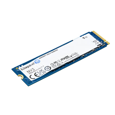 Kingston NV3 NVMe PCIe 4.0 Interne SSD 1TB M.2 2280-SNV3S/1000G