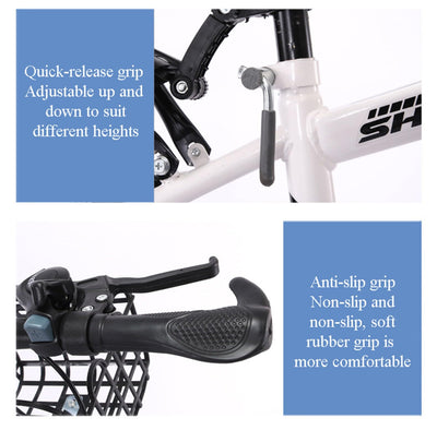 Mountainbike 24 Zoll Singlespeed High Carbon Steel Geeignet für Kinder und Jugendliche Rosa C,22 inches