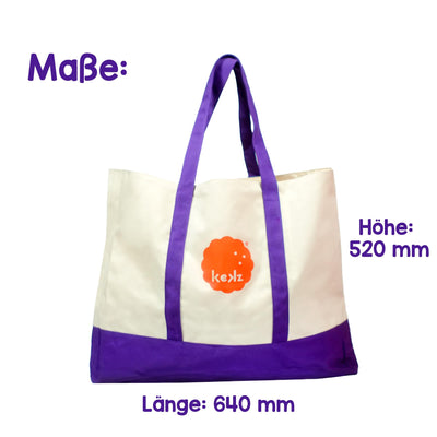 Kekz Starterset Premium: Kekzhörer Rot, exkl. bei Amazon mit Bibi & Tina- Die Urlaubsüberraschung Audiochip + stilvoller Strandtasche (für Strandurlaub, Frei- und Hallenbad), Kopfhörer für Kinder