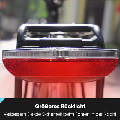 HILAND 28 Zoll Elektrofahrrad, 7-Gang E-Citybike mit 10.4Ah 250W Alu-Rahmen, 700c Elektrofahrrad mit Gepäckträger, E-Fahrrad für Männer Frauen, Schwarz