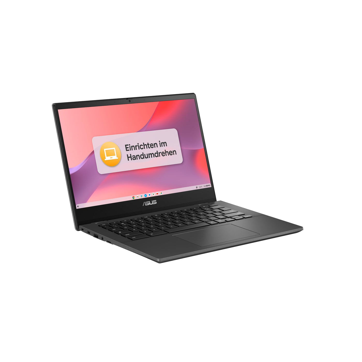 ASUS Chromebook CM1 CM1402CM2A Laptop | 14" FHD 16:9 Display | MediaTek Kompanio 520 | 4GB RAM | 128GB eMMC | ARM G52 MC2 | ChromeOS | QWERTZ | Gravity Grey