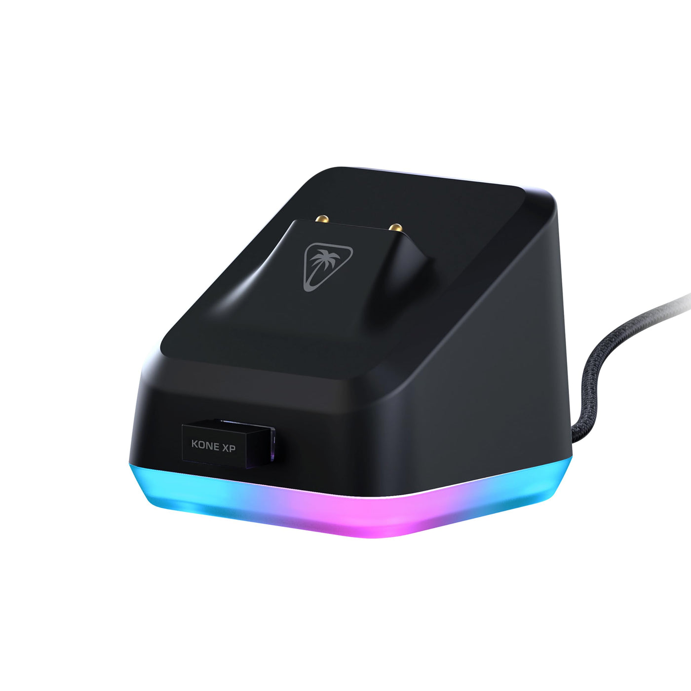 Turtle Beach Kone XP Air – Kabellose, anpassbare und ergonomische RGB-Gaming-Maus, Bluetooth, optischer Sensor 19K DPI, bis zu 100-Stunden-Akku und Ladestation - Schwarz