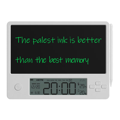 Maizoon Elektronischer Kalender mit LCD-Großschreibtablett, Lademodell, Digitaluhr, Datumsanzeige, multifunktionales Wordpad, ideal für Studenten, Zuhause, Büro, Arbeit