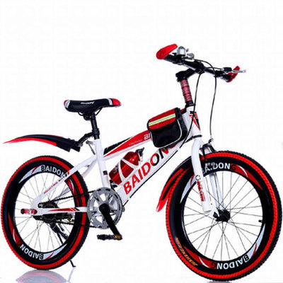 MU Berg Off-Road-Fahrrad Erwachsene Männer Und Frauen Mit Variabler Geschwindigkeit 20/22/24/26 Scheibenbremse Renn Studierenden Jugend,rot,20 Inches