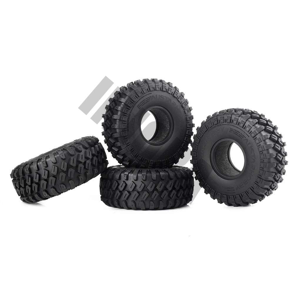 INJORA RC Reifen 4pcs 1,9inch Crawler Reifen für 1:10 RC Rock Crawler Axial SCX10 SCX10 II 90046 90047 SCX10 III AXI03007 TRX-4 TRX4