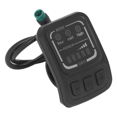 Akozon G20 F Electric, G20 F Electric, LED-Anzeige mit Wasserdichter Schnittstelle Für Fahrräder und Roller