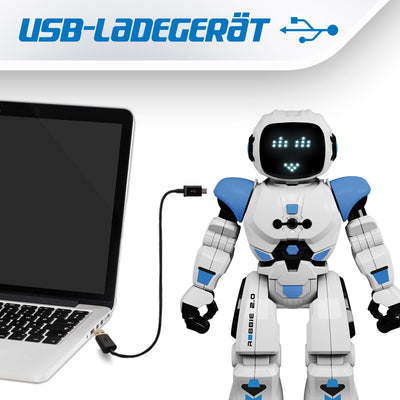 Xtrem Bots - Robbie | Roboter Kinder Ab 6 Jahre | Roboter Spielzeug | Roboters Programmierbar 50 Bewegungen und Ferngesteuerte | Spielzeug Ab 5 Jahre Jungen | Geschenk Junge 5 Jahre