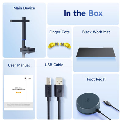 CZUR Shine Ultra Pro 24 MP Tragbarer Dokumentenkamera Faltbarer Dokumentenscanner A3 Buchscanner OCR Scanner Visualizer mit Fülllicht für Home-Office Online-Lehre Windows & macOS Verfügbar