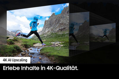 Samsung QLED 4K Q70D Fernseher 65 Zoll, Samsung TV mit AI Quantum Prozessor 4K, 4K AI Upscaling, Samsung Tizen OS, Motion Xcelerator 120 Hz, Smart TV, KI TV, GQ65Q70DATXZG, Deutsches Modell [2024]
