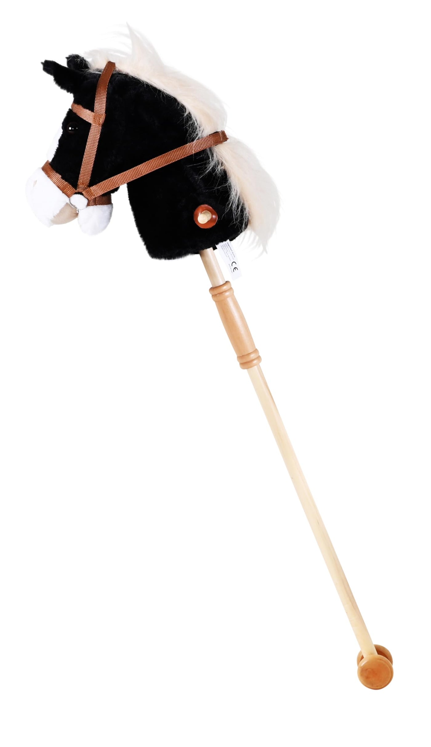 Knorrtoys 40102 - Steckenpferd "Blacky", Schwarz, 45 cm