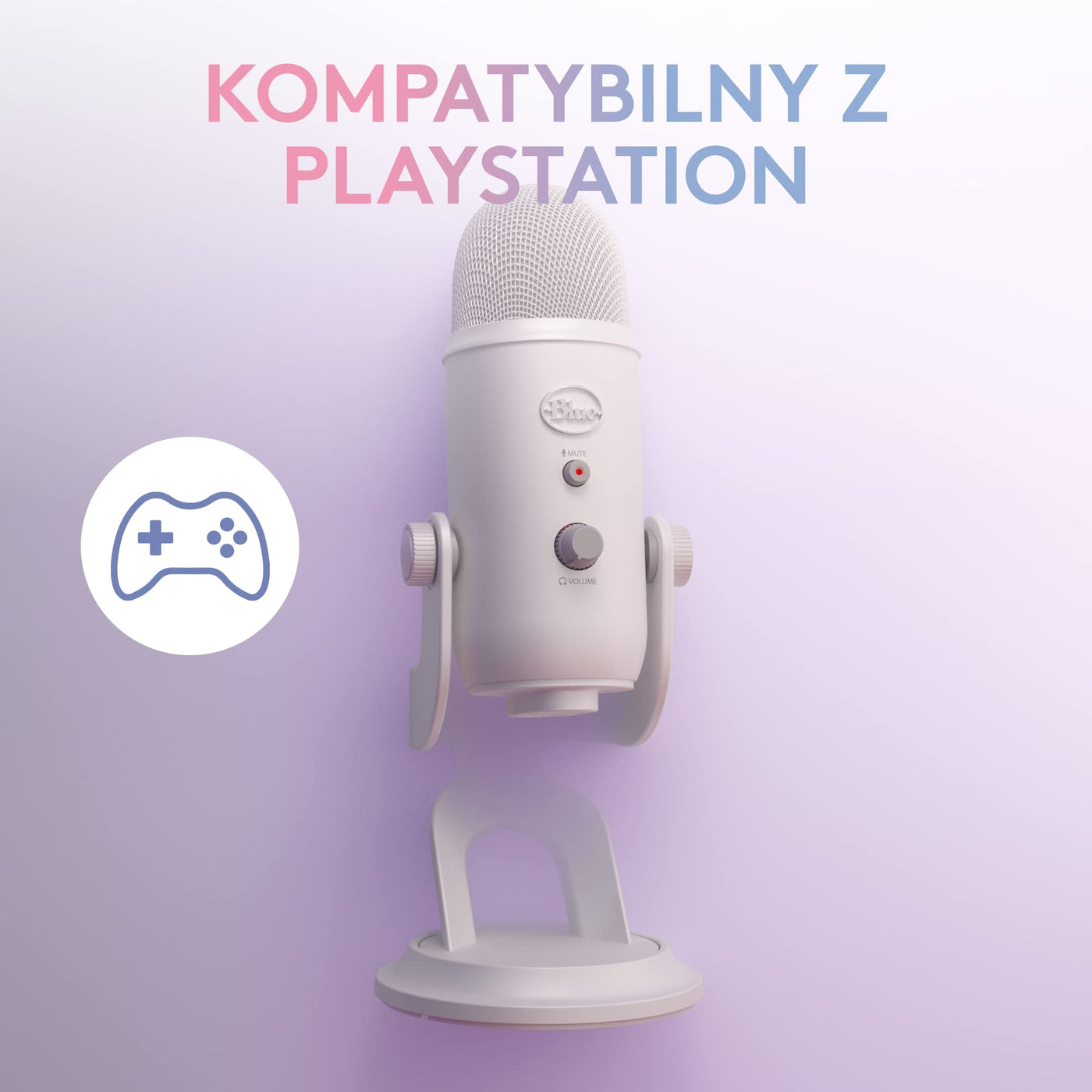 Logitech G Blue Yeti USB-Gaming-Mikrofon in Premiumqualität für Streaming, Blue VO!CE-Software, PC, Podcast, Studio, Computer-Mikrofon, Exklusive Streamlabs-Themes, Sonderedition - Weiß