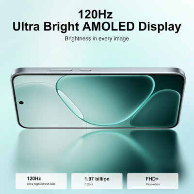 OPPO A6 Pro 5G 8+256GB Handy, AI Smartphone Android Ohne Vertrag, Batterie 6500mAh, 80W SUPERVOOC, Dimensity 6300 5G, Bildschirm 120Hz 6,57" AMOLED, IP69, AI-Kamera 50+2MP, NFC, Dual SIM, Silber